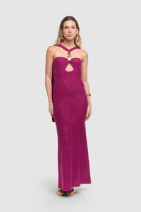 Josefa Deep Grape Dress