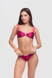 Lily Fuchsia Bikini Top