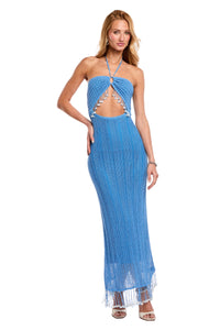 Daria Maxi Light Blue Dress