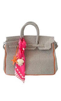 Capri Terry Light Gray Bag