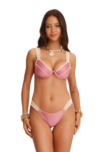 Alessia Pink Bikini Top