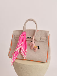 Capri Terry Light Gray Bag