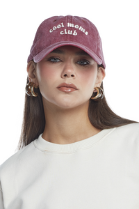 Cool Mom Cap Guinda