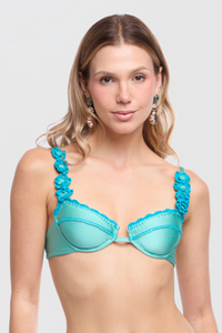 Lily Aqua Bikini Top