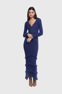Delia Navy Dress