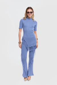 Emi Steel Blue Top
