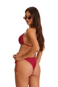 Eve Burgundy Bikini Bottom