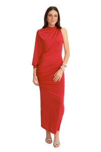 Gala Burgundy Dress Vista Frontal 1