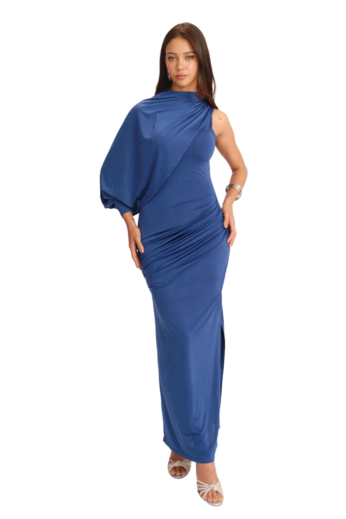 Gala Navy Dress Vista Frontal 2