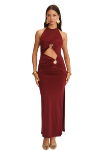 Kate Burgundy Dress