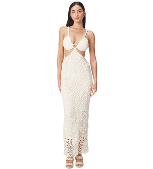 Martina Ivory Crochet Dress