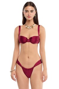 Dakota Wine Bikini Top