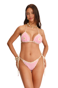 Trinidad Flowers Baby Pink Top