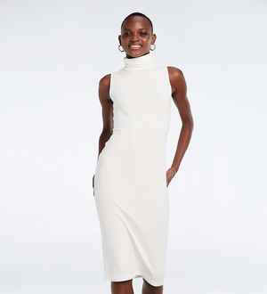 Coco White Midi Dress