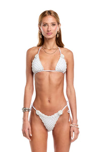 Missy White Bikini Top