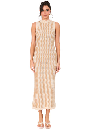 Isabella Dress Beige