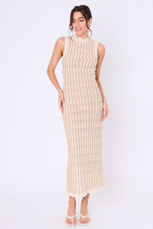 Isabella Dress Beige