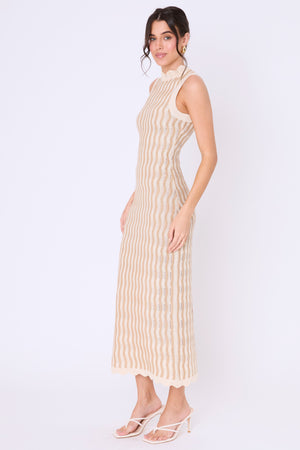 Isabella Dress Beige