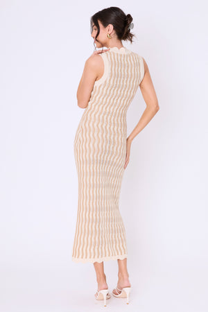 Isabella Dress Beige