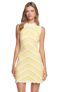 Isabella Yellow Mini Dress