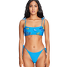 Mafer Blue Bikini Top