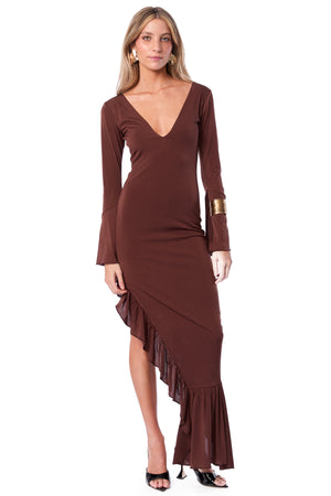 Mari Brown Dress