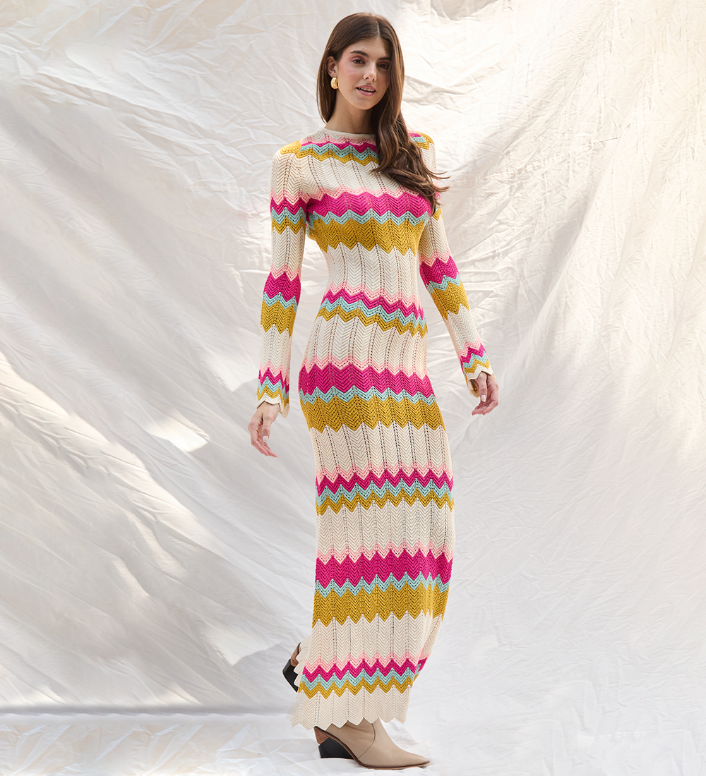 Piper Multicolor Knitted Dress