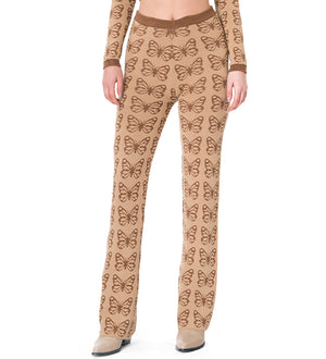 Beverly Brown Butterfly Pant