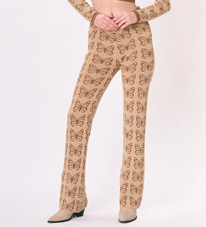 Beverly Brown Butterfly Pant